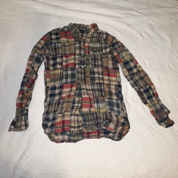 Ralph Lauren 90s Vintage Madras Shirt - Picture 2 of 6